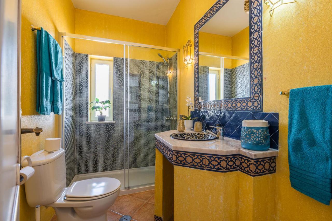 Villa Oasis Gale - Luxury Villa With Private Pool, Ac, Free Wifi, 5 Min From The Beach 阿尔布费拉 外观 照片